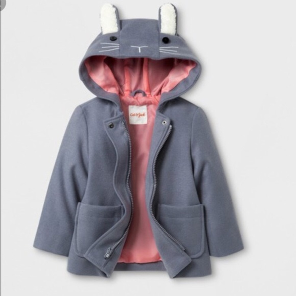 Cat and Jack Bunny Pea Coat